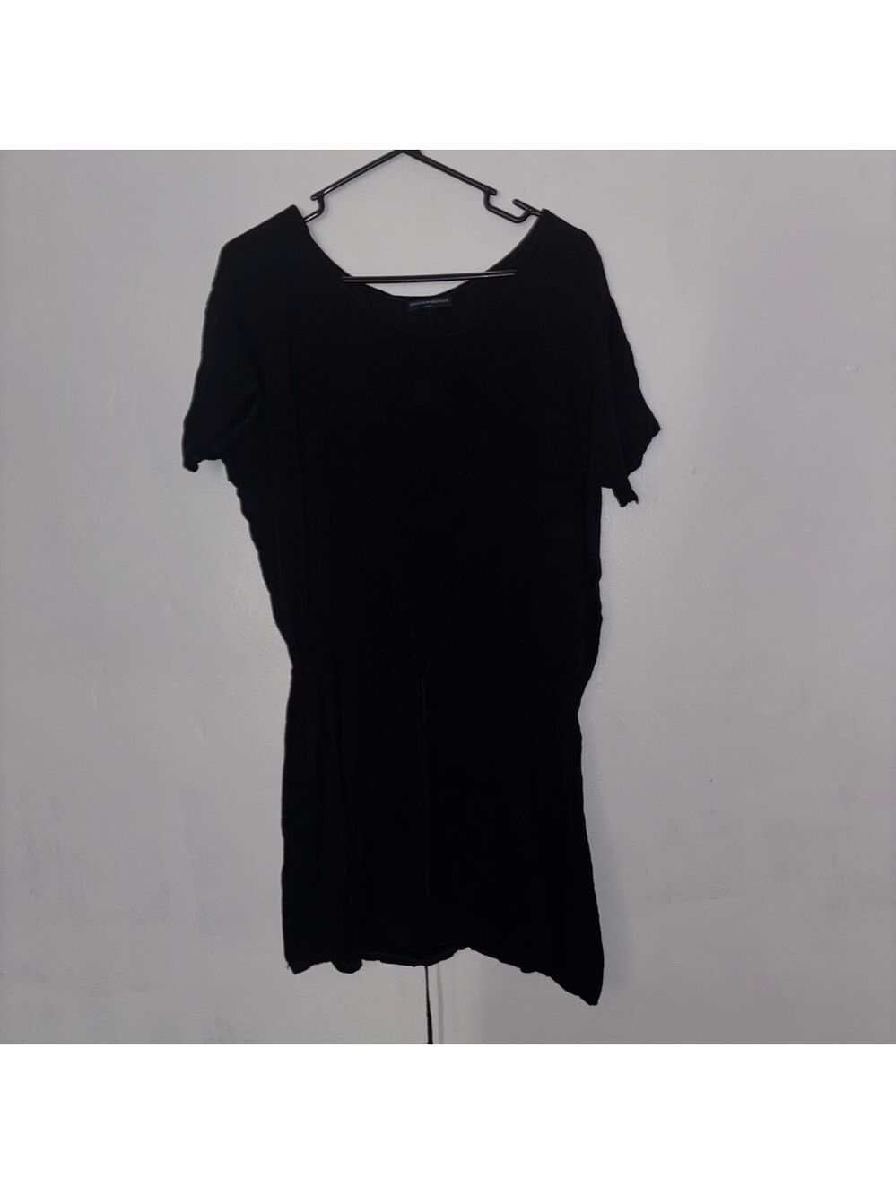 Brandy Melville Classic Black TShirt Dress Made in Italy